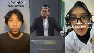 Puisi Tob Tobi Tob yang viral di TikTok