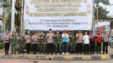 Baliho imbauan kamtibmas di bulan Ramadan