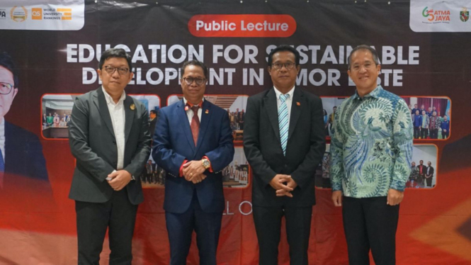 Unika Atma Jaya Kolaborasi Pendidikan dengan Timor-Leste.