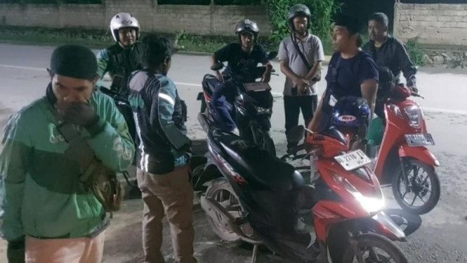 Driver ojol di Kendari yang mengeluhkan Pertalite oplosan.