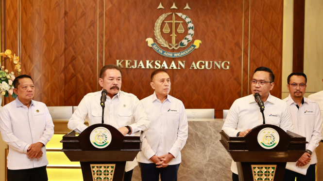 Konferensi Pers Kejaksaan Agung RI, Pertamina, Lemigas, Surveyor Indonesia