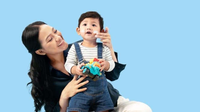 Ilustrasi melindungi kulit bayi