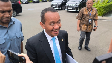 Menteri ESDM, Bahlil Lahadalia di Kompleks Istana Kepresidenan, Jakarta Pusat, Jumat, 7 Maret 2025