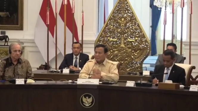 Arahan Presiden RI Prabowo Subianto di depan para pengusaha