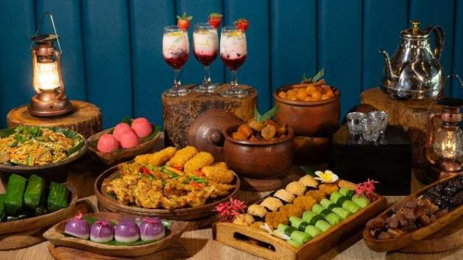 Ilustrasi menu berbuka puasa