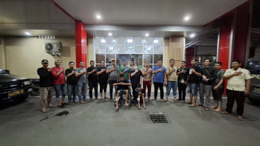 Dua diantara 4 pelaku ditembak polisi.(dok Polsek Helvetia)