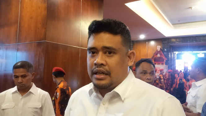 Gubernur Sumut, Bobby Nasution.(B.S.Putra/VIVA)