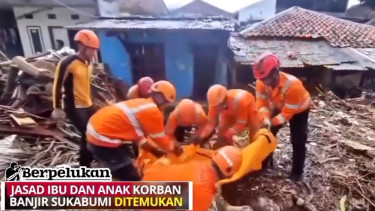 Viral Ibu dan Anak Korban Banjir Sukabumi Tewas Berpelukan