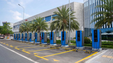 SPKLU V-Green untuk mobil listrik VinFast