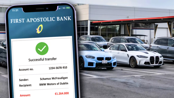 Pria beli BMW pakai bukti transfer palsu