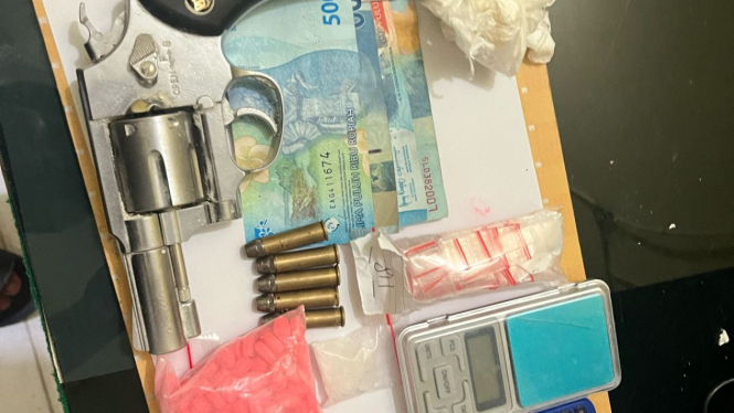 Barang bukti diamankan Polres Nias Selatan.(istimewa/VIVA)