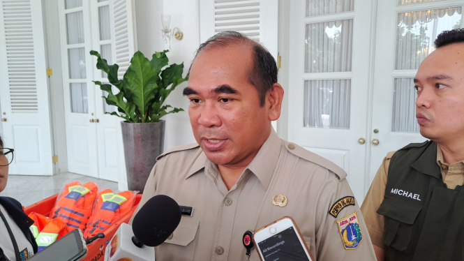 Sekretaris Pelaksana BPBD Provinsi DKI Jakarta Maruli Sijabat