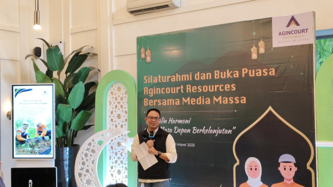 Presiden Direktur PT Agincourt Resources, Muliady Sutio