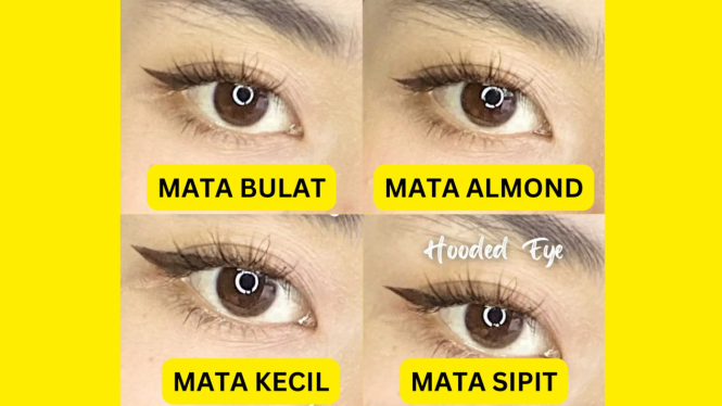 Eyeliner sesuai bentuk mata
