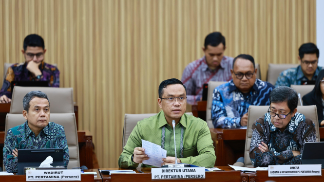 Direktur Utama Pertamina, Simon Aloysius Mantiri 