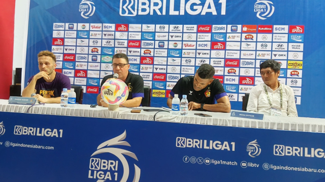 Jumpa Pers Persik Usai Lawan PSM