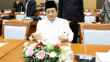Menteri Agama Nasaruddin Umar Raker Pembahasan Haji 2025 dengan DPR