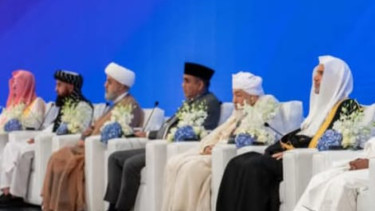 Ketua MPR RI Ahmad Muzani di Konferensi Liga Muslim Dunia (Doc: Istimewa)