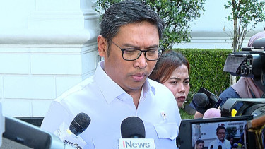 Wakil Menteri Pertanian Sudaryono di Istana Merdeka, Jakarta.
