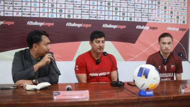 Jumpa Pers Madura United Jelang Lawan Tainan City