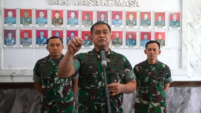 KSAD Jenderal TNI Maruli Simanjuntak di Puslatpur, Baturaja, Sumatera Selatan