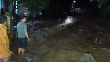 Banjir landa Bondowoso.