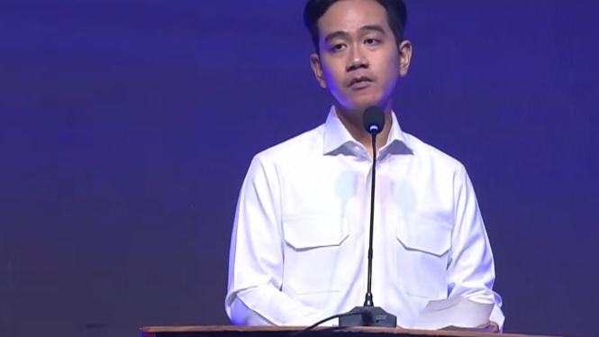 Wakil Presiden RI, Gibran Rakabuming Raka, di acara Buka Puasa Bersama Kadin Indonesia di JICC Senayan, Jakarta Pusat, Jumat, 14 Maret 2025]