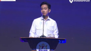 Wakil Presiden Gibran di acara Kadin Indonesia, JICC Senayan, Jakarta