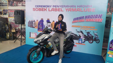 Pemenang Yamaha Aerox dari Sobek Label Yamalube