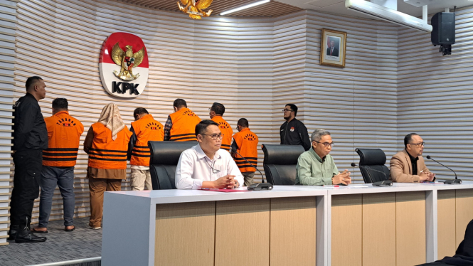 KPK tahan enam orang tersangka buntut OTT di OKU Sumatra Selatan