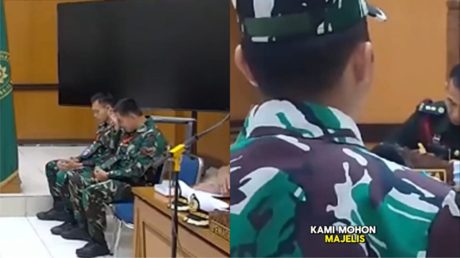 Tiga Oknum TNI Penembak Bos Rental Mobil Menangis dan Mohon Tetap Jadi Prajurit
