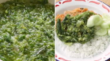 Ilustrasi resep sambal ijo