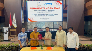 DPW Tani Merdeka Indonesia jalin kerjasama dengan Bulog Jatim