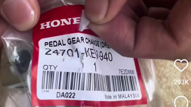 Tertipu beli komponen motor Honda
