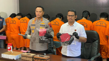 Polrestabes Semarang rilis kasus penganiayaan pasien reahabilitasi narkoba