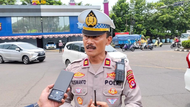 Wakasatlantas Polresta Tangerang, Iptu Kusmanto