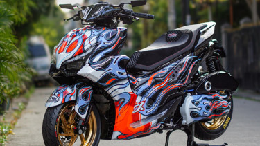 Modifikasi Yamaha Aerox Alpha