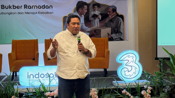 SVP Head of Central Java Indosat Ooredoo Hutchison Joko Tri Wibowo di Solo, Jawa Tengah, Rabu, 19 Maret 2025.