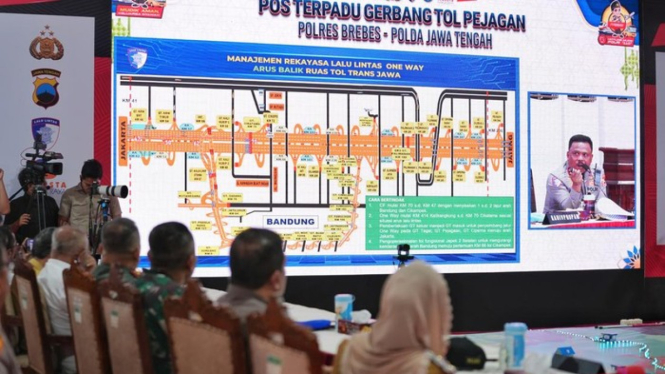 Kakorlantas Irjen Pol Agus Nugroho memaparkan strategi pengawalan mudik Lebaran 2025.
