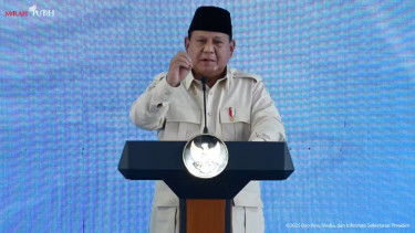 Presiden RI Prabowo Subianto saat meresmikan Kawasan Ekonomi Khusus (KEK) Industropolis Batang, Jawa Tengah hari ini, Kamis, 20 Maret 2025 (sumber: tangkapan layar YouTube Sekretariat Presiden)