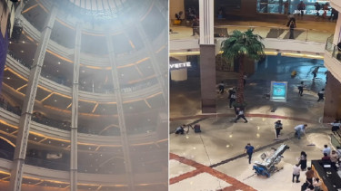 Pacific Place Mall berasap diduga akibat korsleting listrik