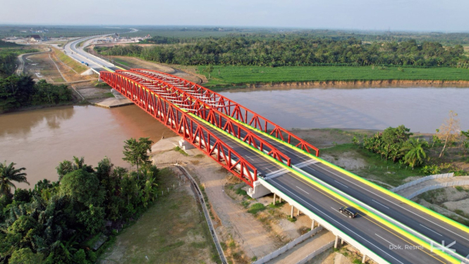 Infrastruktur jalan yang dibangun Hutama Karya [Humas Hutama Karya]