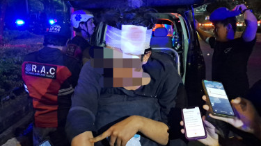 Pria ngaku dikeroyok dituding mahasiswa meski mengaku berprofesi ojek online 
