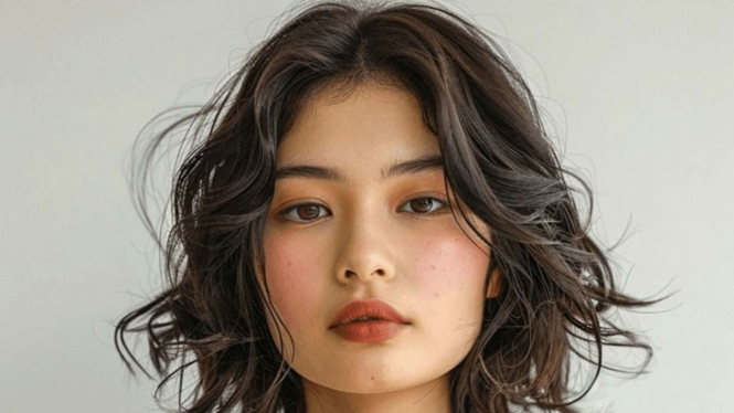 Potongan rambut Short Wavy Bob