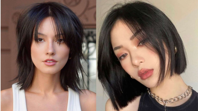 Model Rambut Lurus Pendek Wanita
