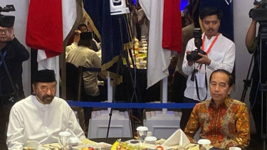 Surya Paloh Bersama Jokowi buka puasa bersama Keluarga Besar Partai Nasdem