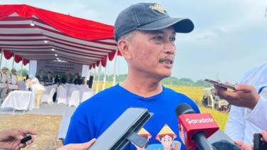 Kelik Purwanto, petani Klaten sekaligus Ketua Kelompok Tani Sumber Rezeki