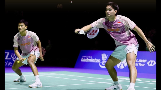 Ganda putra Indonesia Muhammad Shohibul Fikri/Daniel Marthin