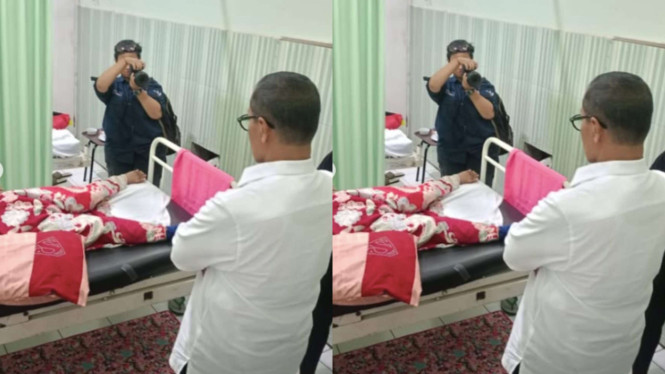 Wakil Bupati Jember, Djoko Susanto, jenguk honorer yang dirawat karena depresi