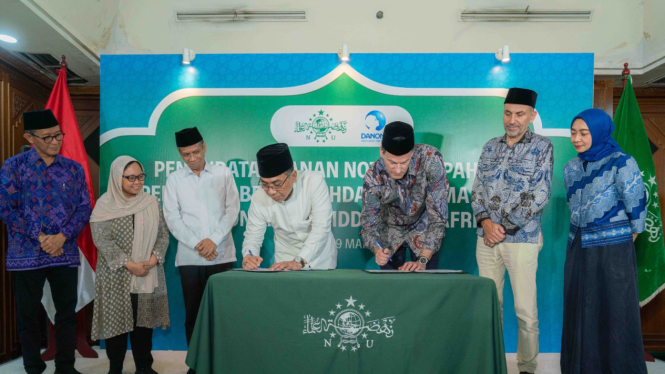 Danone dan PBNU Jalin Kemitraan untuk Kesehatan, Sosial, dan Ekonomi
